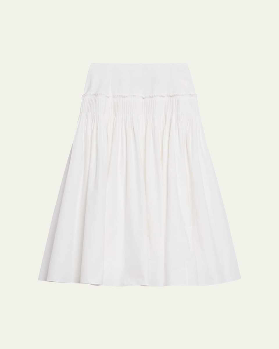 High-Rise Yoke Skirt